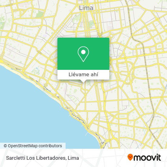 Mapa de Sarcletti  Los Libertadores