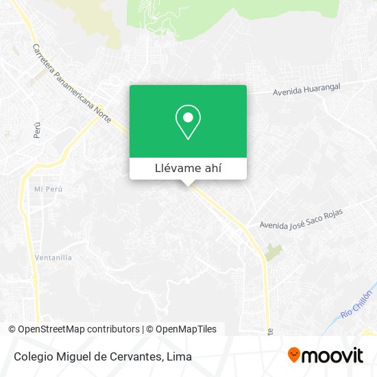 Mapa de Colegio Miguel de Cervantes