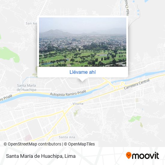 Mapa de Santa María de Huachipa