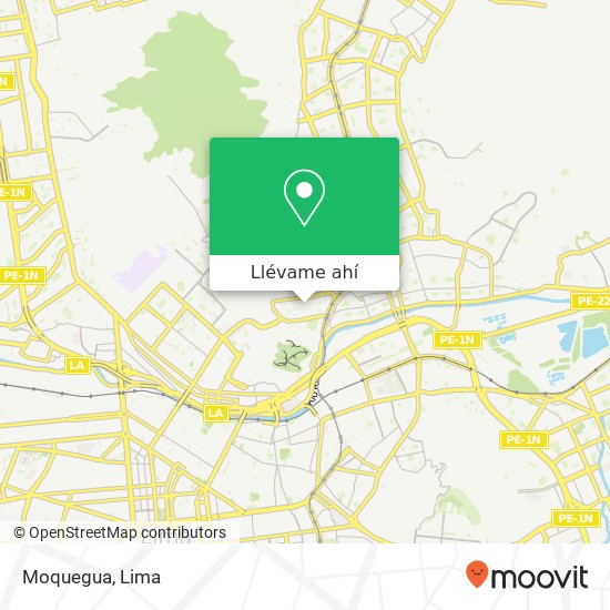 Mapa de Moquegua