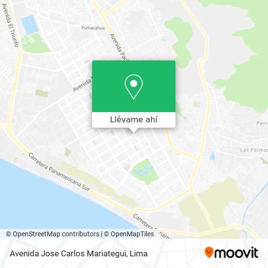 Mapa de Avenida Jose Carlos Mariategui