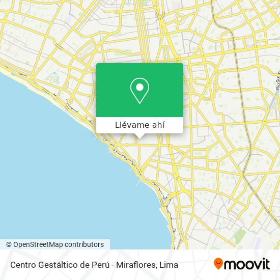 Mapa de Centro Gestáltico de Perú - Miraflores