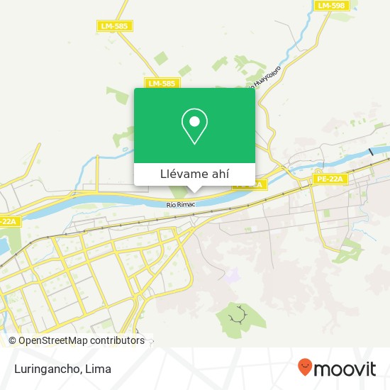 Mapa de Luringancho