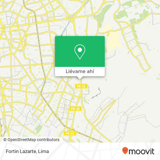 Mapa de Fortin Lazarte