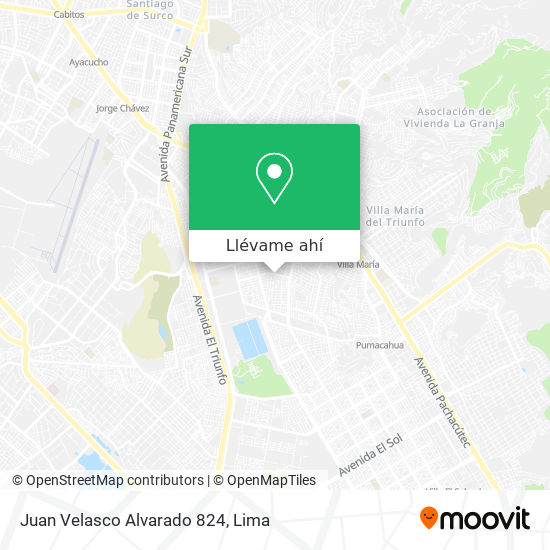 Mapa de Juan Velasco Alvarado 824