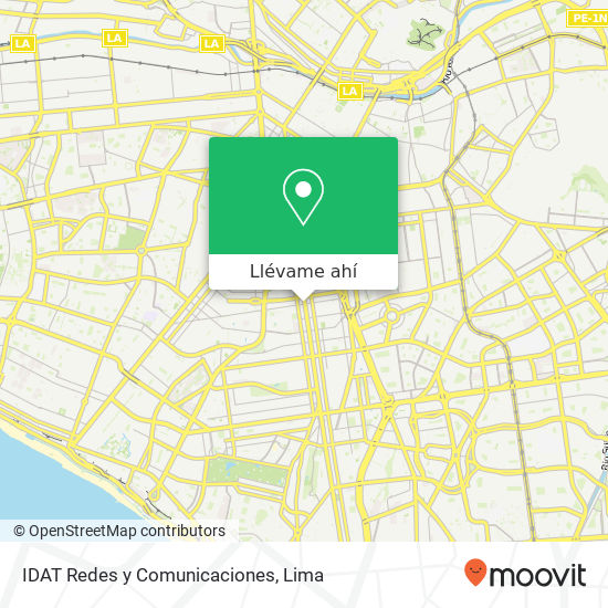 Mapa de IDAT Redes y Comunicaciones