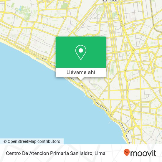 Mapa de Centro De Atencion Primaria San Isidro