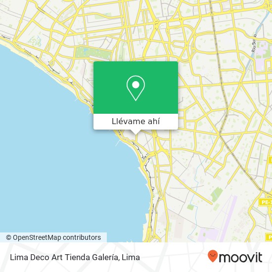 Mapa de Lima Deco Art Tienda Galería