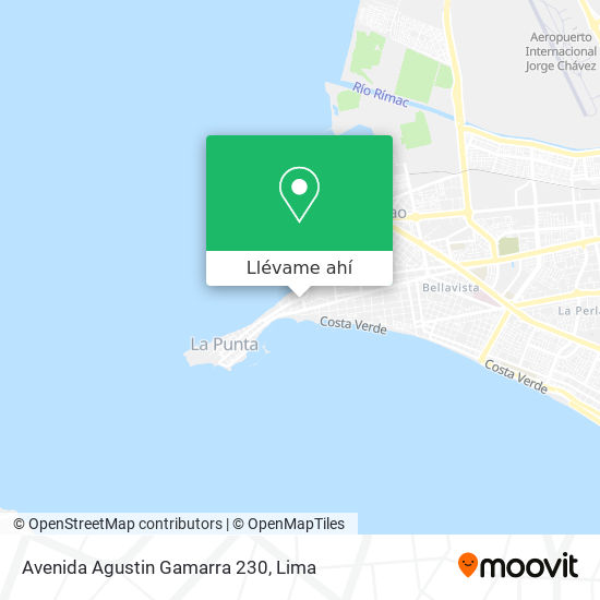 Mapa de Avenida Agustin Gamarra 230