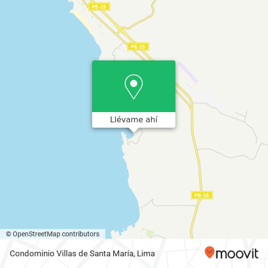 Mapa de Condominio Villas de Santa María