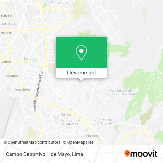 Mapa de Campo Deportivo 1 de Mayo