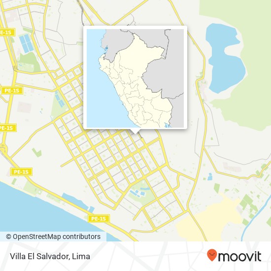 Mapa de Villa El Salvador