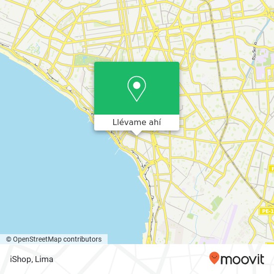 Mapa de iShop