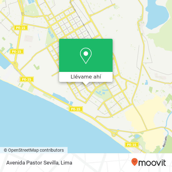 Mapa de Avenida Pastor Sevilla