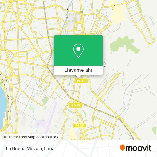 Mapa de La Buena Mezcla