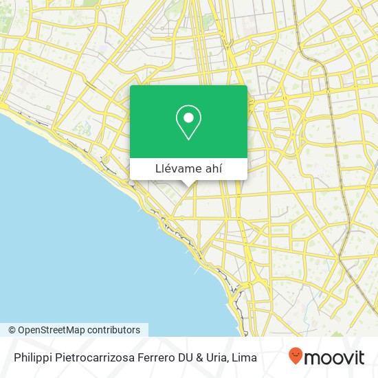 Mapa de Philippi Pietrocarrizosa Ferrero DU & Uria