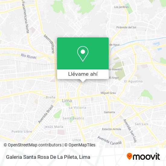 Mapa de Galeria Santa Rosa De La Pileta