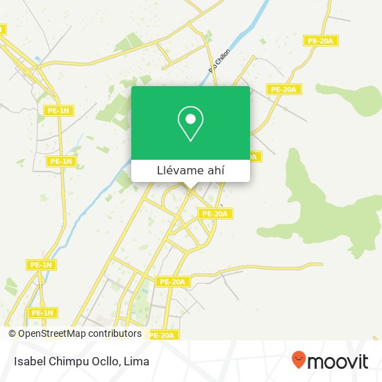 Mapa de Isabel Chimpu Ocllo