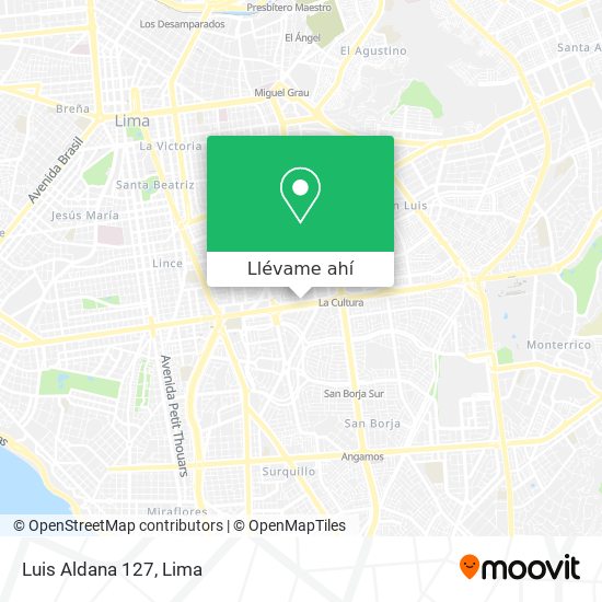 Mapa de Luis Aldana 127