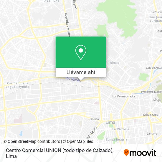 Mapa de Centro Comercial UNION (todo tipo de Calzado)