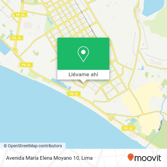 Mapa de Avenida María Elena Moyano 10