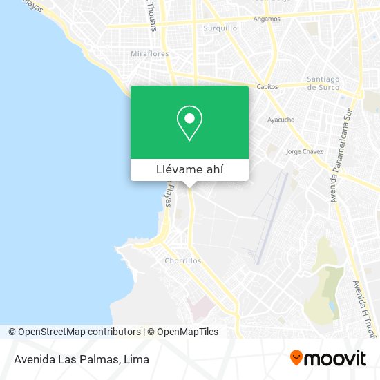 Mapa de Avenida Las Palmas
