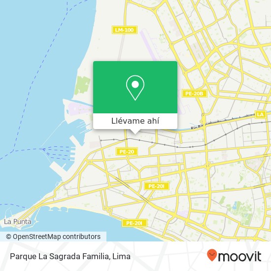 Mapa de Parque La Sagrada Familia