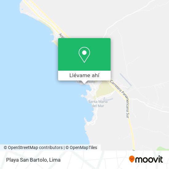 Mapa de Playa San Bartolo