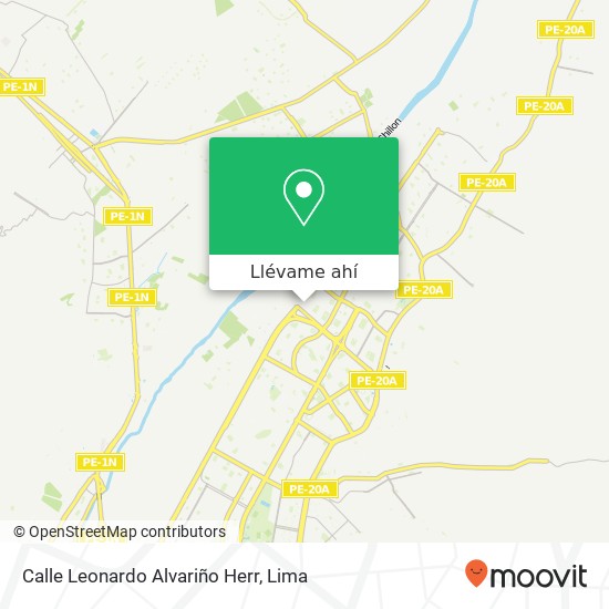 Mapa de Calle Leonardo Alvariño Herr