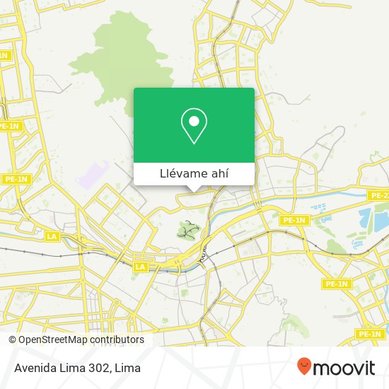 Mapa de Avenida Lima 302