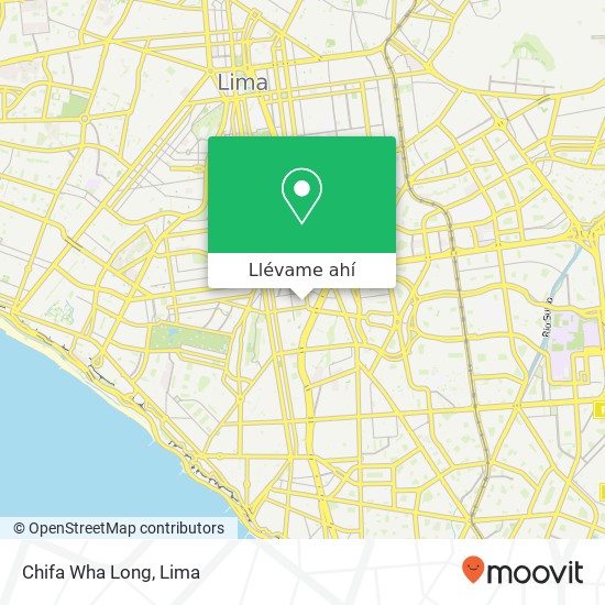 Mapa de Chifa Wha Long
