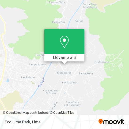 Mapa de Eco Lima Park