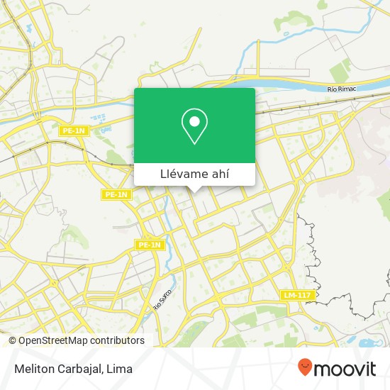 Mapa de Meliton Carbajal