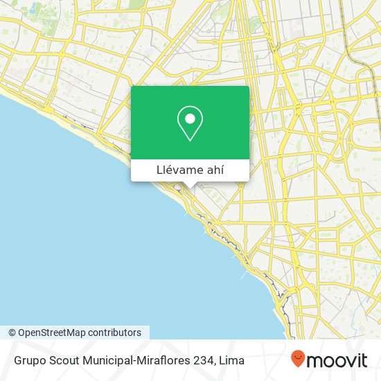 Mapa de Grupo Scout Municipal-Miraflores 234
