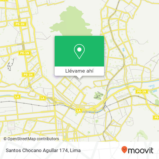 Mapa de Santos Chocano Agullar 174