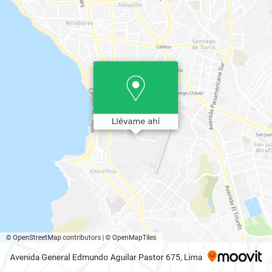 Mapa de Avenida General Edmundo Aguilar Pastor 675