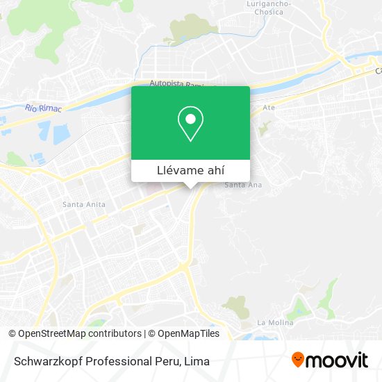 Mapa de Schwarzkopf Professional Peru
