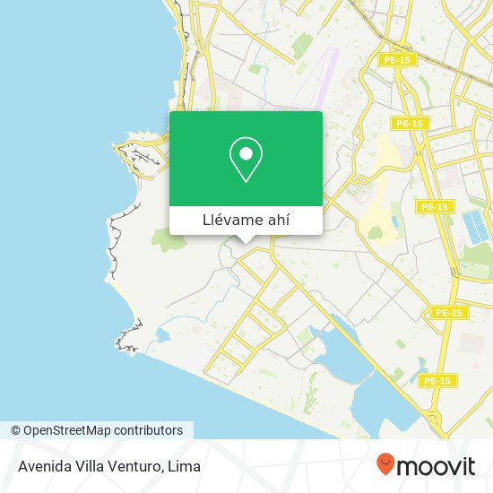 Mapa de Avenida Villa Venturo