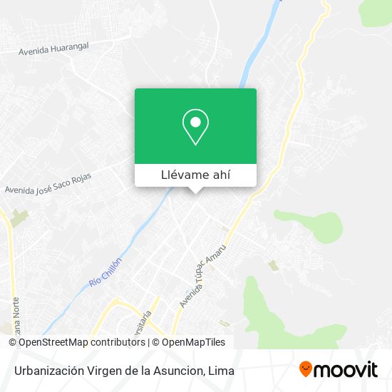 Mapa de Urbanización Virgen de la Asuncion