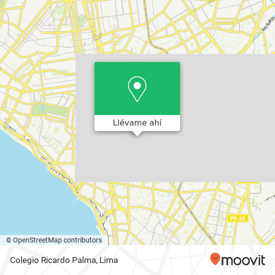 Mapa de Colegio Ricardo Palma
