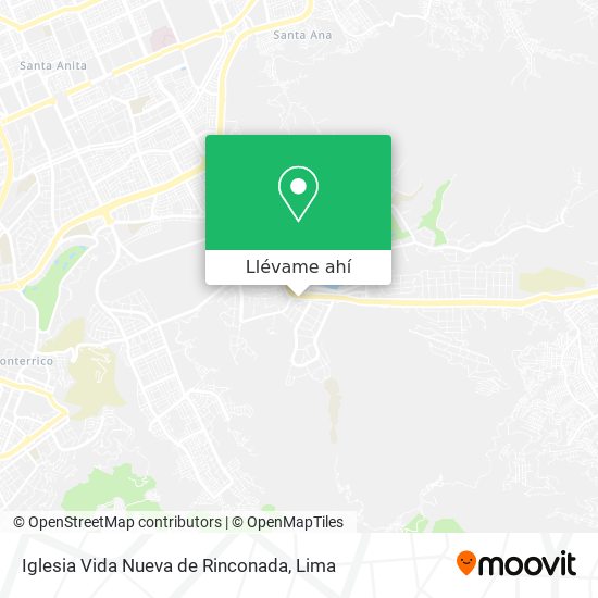 Mapa de Iglesia Vida Nueva de Rinconada