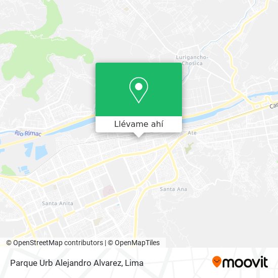 Mapa de Parque Urb Alejandro Alvarez