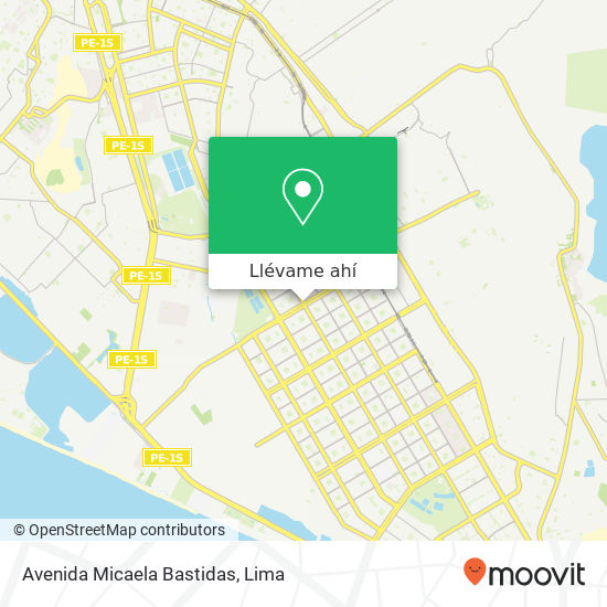 Mapa de Avenida Micaela Bastidas