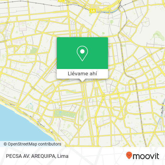 Mapa de PECSA AV. AREQUIPA