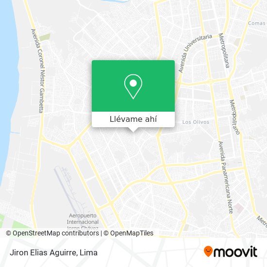 Mapa de Jiron Elias Aguirre
