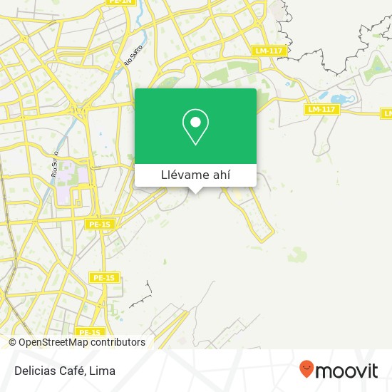 Mapa de Delicias Café