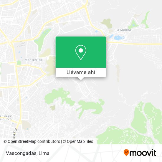 Mapa de Vascongadas