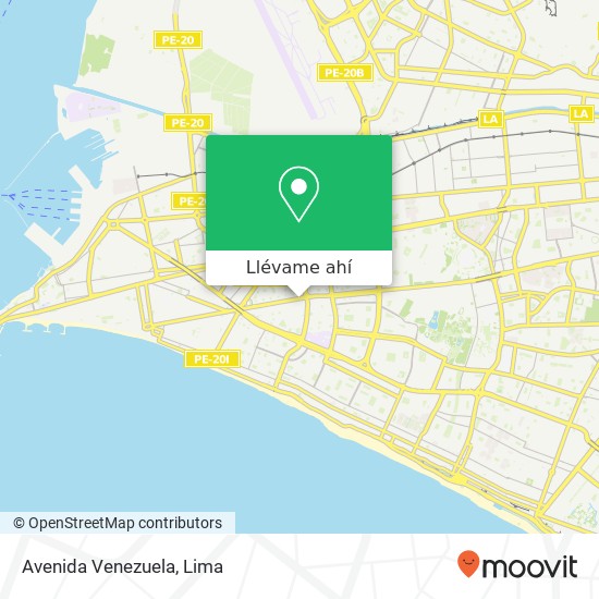 Mapa de Avenida Venezuela