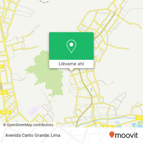 Mapa de Avenida Canto Grande