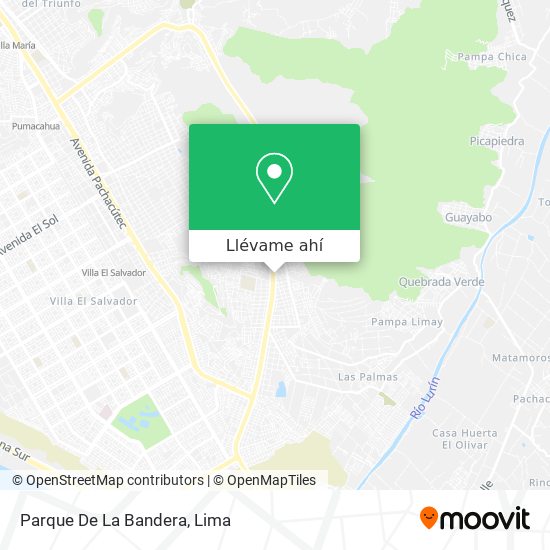 Mapa de Parque De La Bandera